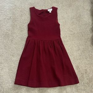 Anthropologie burgundy dress